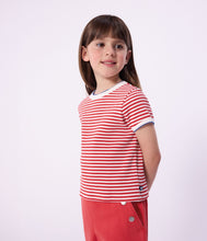 Load image into Gallery viewer, SS26 - A0FR3 01 WHITE RED NEW ARRIVAL SPRING SUMMER 2026 STRIPES TOPS
