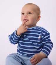 Load image into Gallery viewer, SS26 - A0FRT 01 BLUE NAVY NEW ARRIVAL SAILOR SPRING SUMMER 2026 STRIPES TOPS
