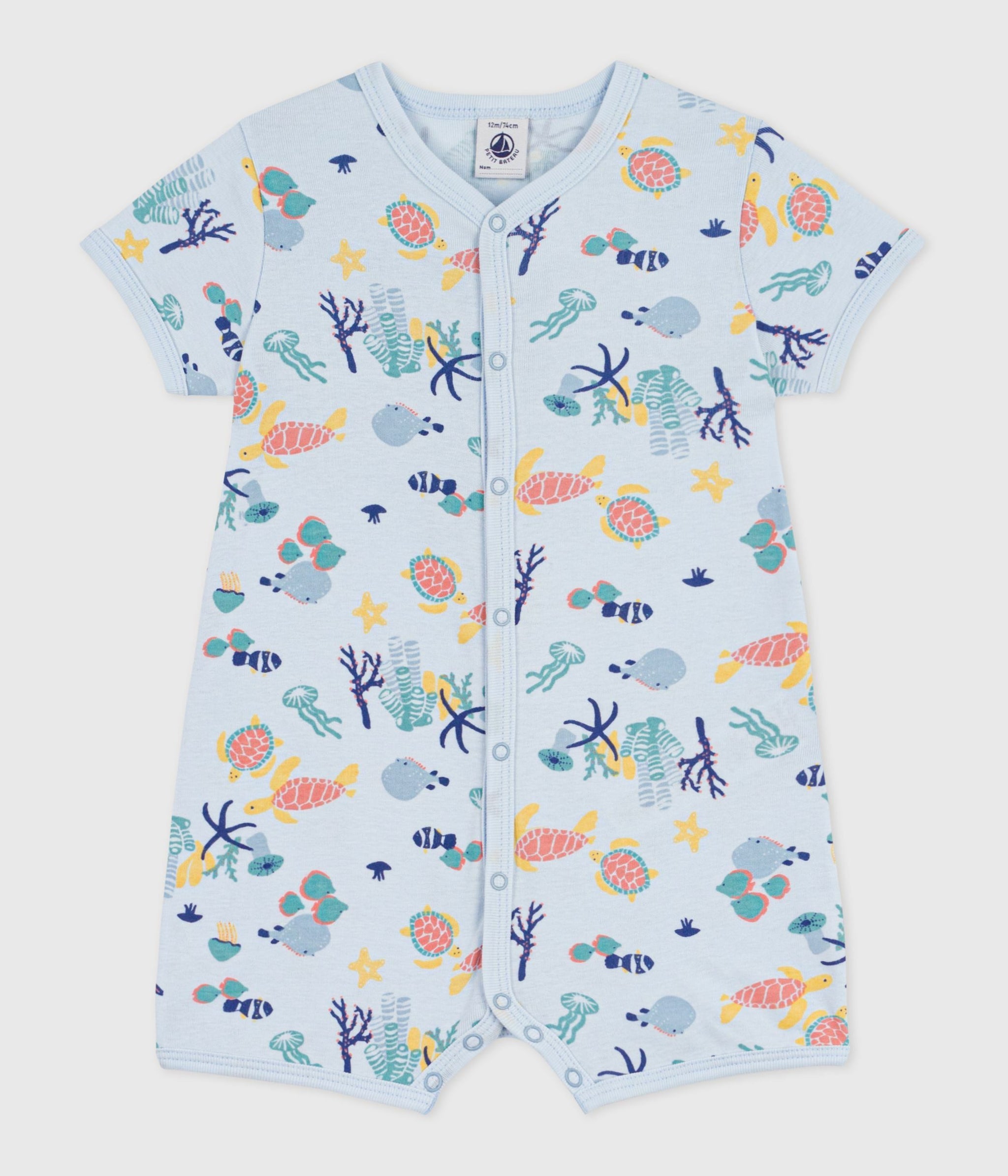 SS26 - A0FSB 01 BLUE MULTI BABY BODYSUITS NEW ARRIVAL SAILOR SPRING SUMMER 2026