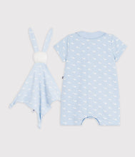 Load image into Gallery viewer, SS26 - A0FT0 01 BLUE WHITE BABY BODYSUITS GIFT NEW ARRIVAL SAILOR SPRING SUMMER 2026
