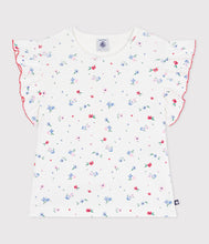 Load image into Gallery viewer, SS26 - A0FTG 01 WHITE MULTI FLORAL NEW ARRIVAL SPRING SUMMER 2026 TOPS
