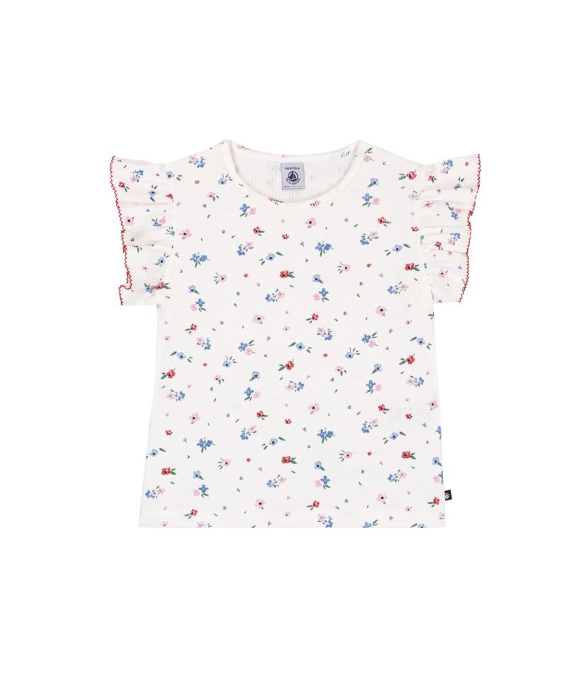 SS26 - A0FTG 01 WHITE MULTI FLORAL NEW ARRIVAL SPRING SUMMER 2026 TOPS