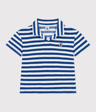 Load image into Gallery viewer, SS26 - A0FTL 01 WHITE BLUE BOY NEW ARRIVAL SPRING SUMMER 2026 STRIPES TOPS
