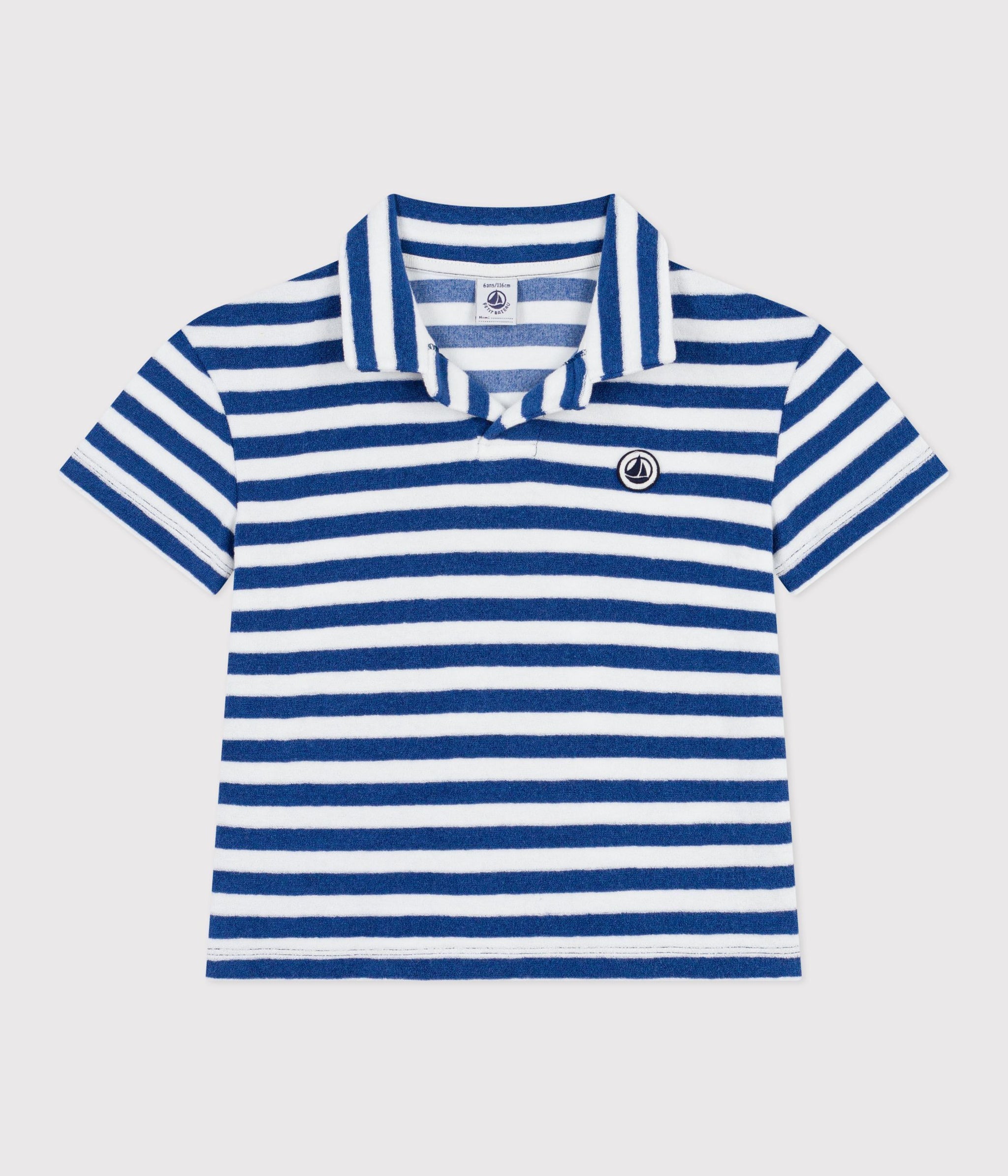 SS26 - A0FTL 01 WHITE BLUE BOY NEW ARRIVAL SPRING SUMMER 2026 STRIPES TOPS