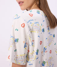 Load image into Gallery viewer, SS26 - A0FUD 01 WHITE MULTI PAJAMAS PARISIAN SPRING SUMMER 2026 WOMEN
