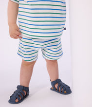Load image into Gallery viewer, SS26 - A0FV1 01 WHITE MULTI BABY BOTTOMS NEW ARRIVAL SPRING SUMMER 2026 STRIPES
