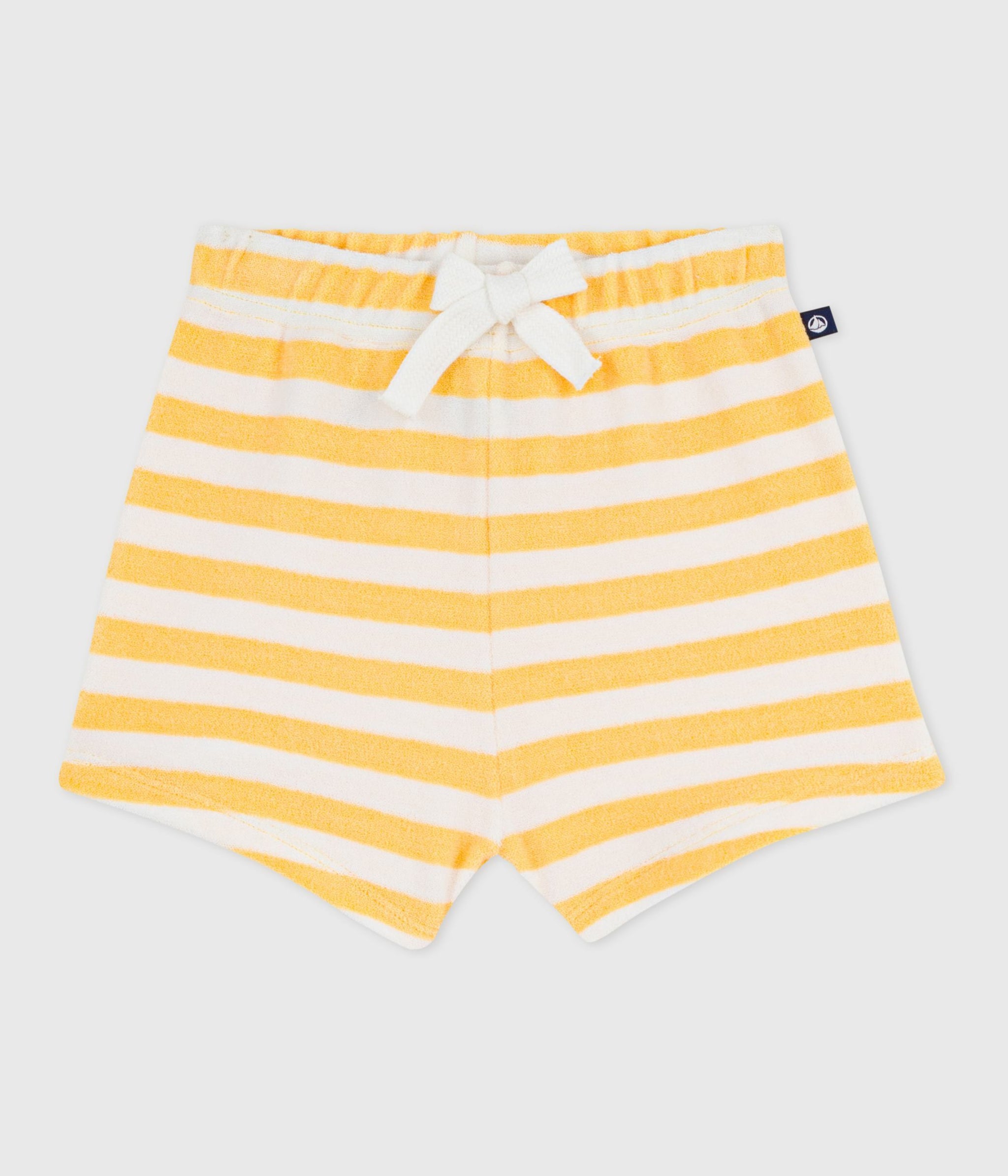SS26 - A0FV2 01 YELLOW WHITE BABY BOTTOMS NEW ARRIVAL SPRING SUMMER 2026 STRIPES