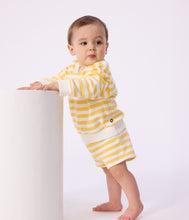 Load image into Gallery viewer, SS26 - A0FV2 01 YELLOW WHITE BABY BOTTOMS NEW ARRIVAL SPRING SUMMER 2026 STRIPES
