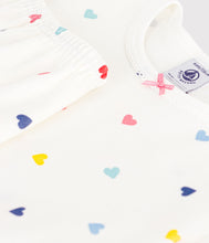 Load image into Gallery viewer, SS26 - A0FV9 01 WHITE MULTI HEARTS NEW ARRIVAL PAJAMAS SPRING SUMMER 2026
