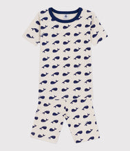 Load image into Gallery viewer, SS26 - A0FVA 01 OATMEAL NAVY NEW ARRIVAL PAJAMAS SAILOR SPRING SUMMER 2026
