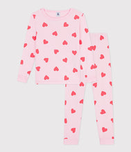 Load image into Gallery viewer, SS26 - A0FVF 01 PINK HEARTS NEW ARRIVAL PAJAMAS SPRING SUMMER 2026
