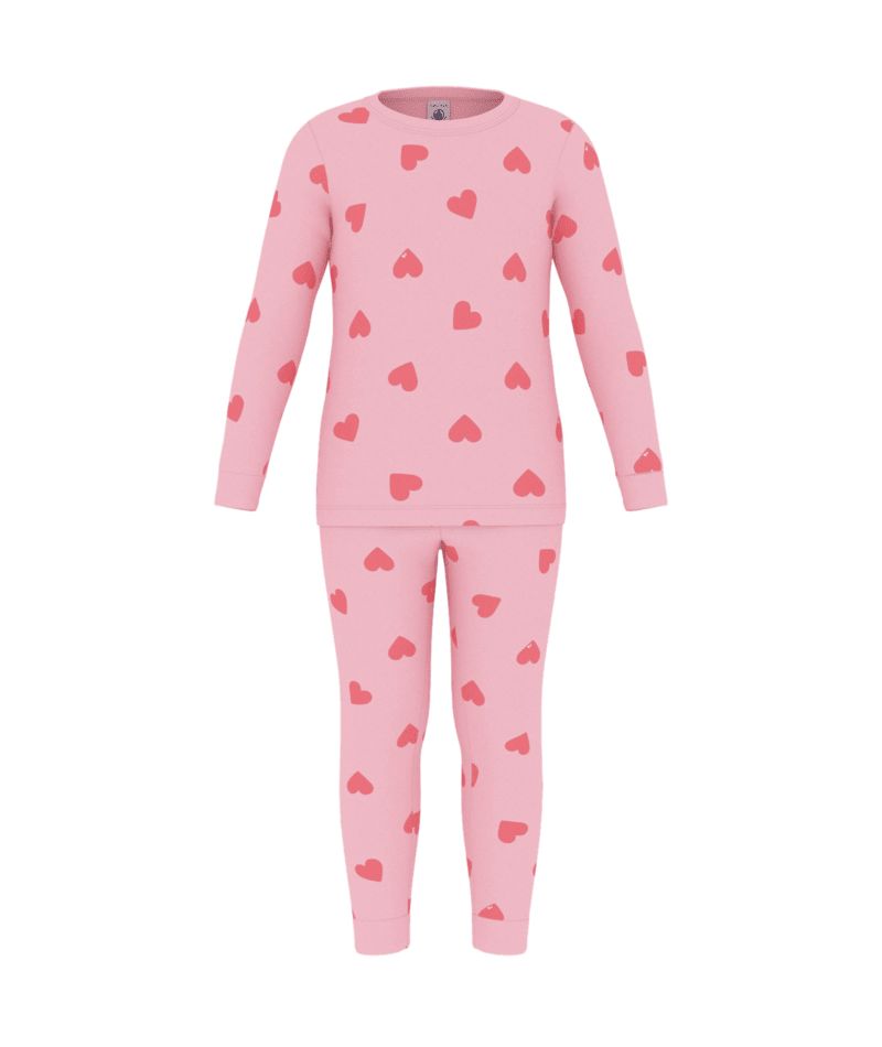 SS26 - A0FVF 01 PINK HEARTS NEW ARRIVAL PAJAMAS SPRING SUMMER 2026