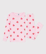 Load image into Gallery viewer, SS26 - A0FVF 01 PINK HEARTS NEW ARRIVAL PAJAMAS SPRING SUMMER 2026
