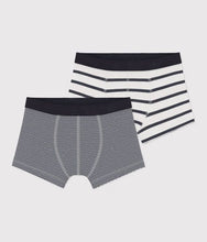 Load image into Gallery viewer, FW26 - A01FR 00 WHITE NAVY BOY FALL WINTER 2026 NEW ARRIVAL STRIPES UNDERWEAR
