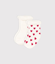 Load image into Gallery viewer, FW26 - A08ZT 00 WHITE RED ACCESSORIES BABY FALL WINTER 2026 HEARTS
