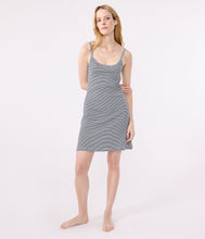Load image into Gallery viewer, FW26 - A099E 01 SMOKING/MARSHMALLOW FALL WINTER 2026 PAJAMAS PERMANENTS STRIPES WOMEN
