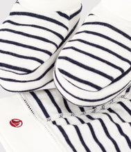 Load image into Gallery viewer, FW26 - A0ARY 00 WHITE NAVY ACCESSORIES BABY GIFT NEWBORN STRIPES
