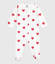 Load image into Gallery viewer, FW26 - A0DQB 01 WHITE RED BABY FALL WINTER 2026 HEARTS NEWBORN
