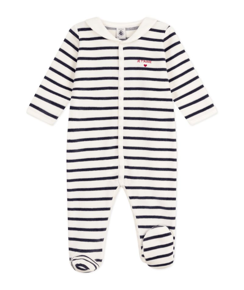 FW26 - A0DYI 01 WHITE NAVY BABY FALL WINTER 2026 GIFT NEWBORN SAILOR STRIPES