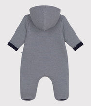 Load image into Gallery viewer, FW26 - A0FBJ 01 NAVY WHITE BABY FALL WINTER 2026 HEARTS NEWBORN OUTERWEAR STRIPES

