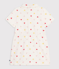 Load image into Gallery viewer, FW26 - A0GBL 01 CREAM MULTI DRESSES FALL WINTER 2026 GIRL HEARTS NEW ARRIVAL

