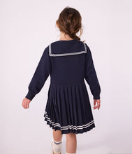 Load image into Gallery viewer, FW26 - A0GBN 01 NAVY DRESSES FALL WINTER 2026 GIRL NEW ARRIVAL SAILOR
