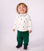 Load image into Gallery viewer, FW26 - A0GBX 01 WHITE GREEN BABY FALL WINTER 2026 GIFT NEW ARRIVAL TOPS
