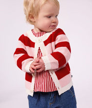 Load image into Gallery viewer, FW26 - A0GD4 01 RED PINK BABY FALL WINTER 2026 STRIPES TOPS

