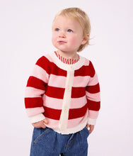 Load image into Gallery viewer, FW26 - A0GD4 01 RED PINK BABY FALL WINTER 2026 STRIPES TOPS

