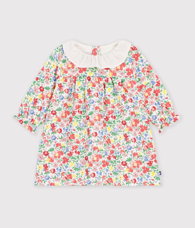 newborn dresses winter Babies' long sleeved floral-print cotton dress Buy Pastel Blue Sleeveless It can be decorated bdaysale26 Size:US 8 / UK 12