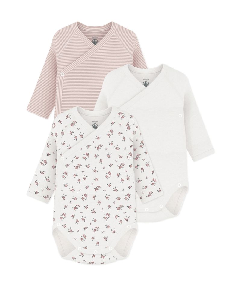 FW26 - A0GF1 00 PINK MULTI BABY BODYSUITS FALL WINTER 2026 FLORAL NEWBORN STRIPES