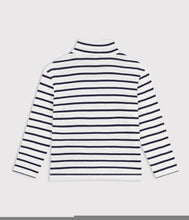 Load image into Gallery viewer, FW26 - A0GG0 01 WHITE NAVY BOY FALL WINTER 2026 GIRL STRIPES TOPS
