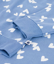 Load image into Gallery viewer, FW26 - A0GG4 01 BLUE WHITE FALL WINTER 2026 HEARTS PAJAMAS WOMEN

