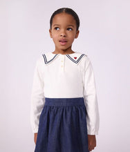 Load image into Gallery viewer, FW26 - A0GGE 01 WHITE FALL WINTER 2026 GIRL SAILOR TOPS
