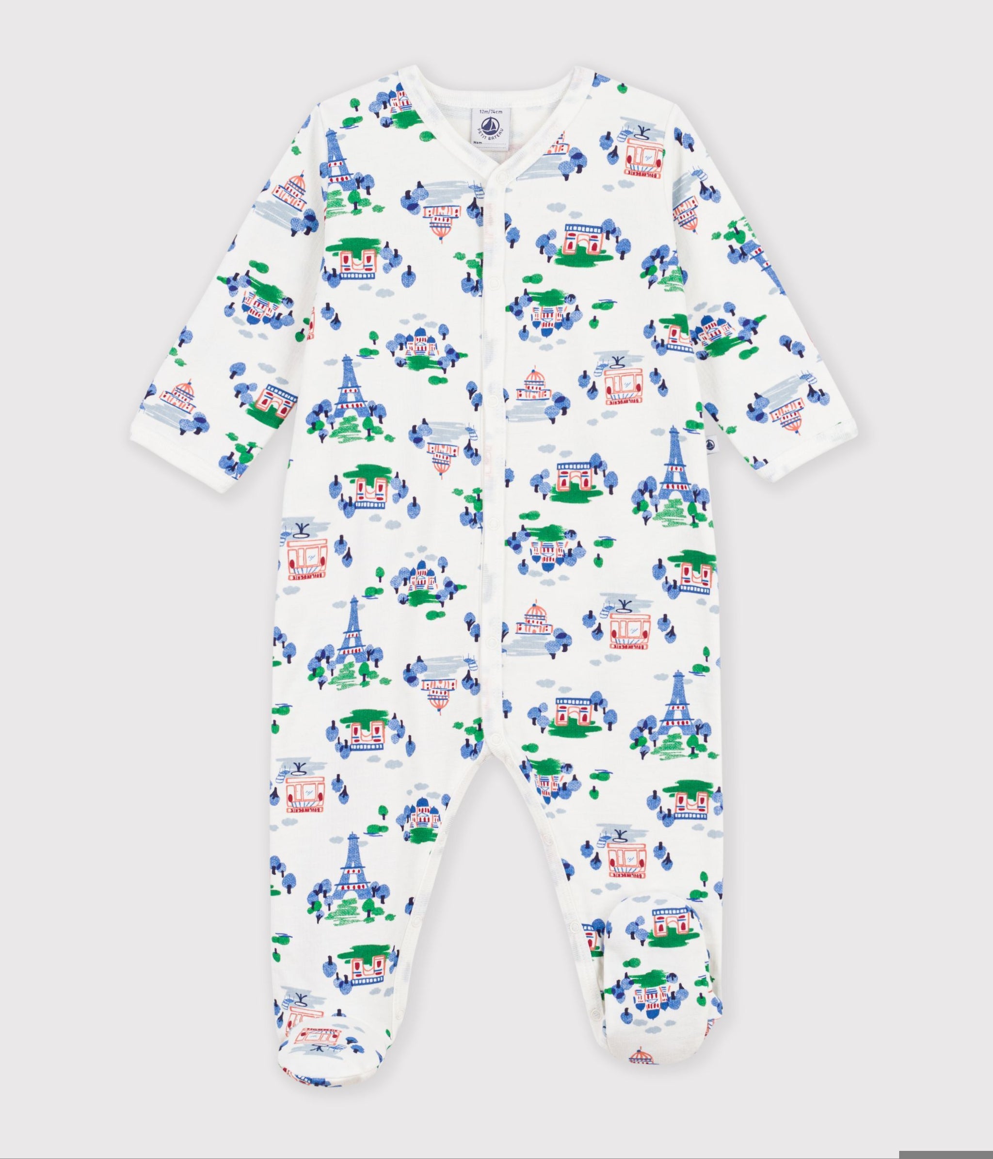FW26 - A0GJK 01 WHITE MULTI BABY FALL WINTER 2026 NEW ARRIVAL PARISIAN