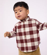 Load image into Gallery viewer, FW26 - A0GJR 01 BURGUNDY WHITE BABY FALL WINTER 2026 TOPS
