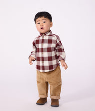 Load image into Gallery viewer, FW26 - A0GJR 01 BURGUNDY WHITE BABY FALL WINTER 2026 TOPS
