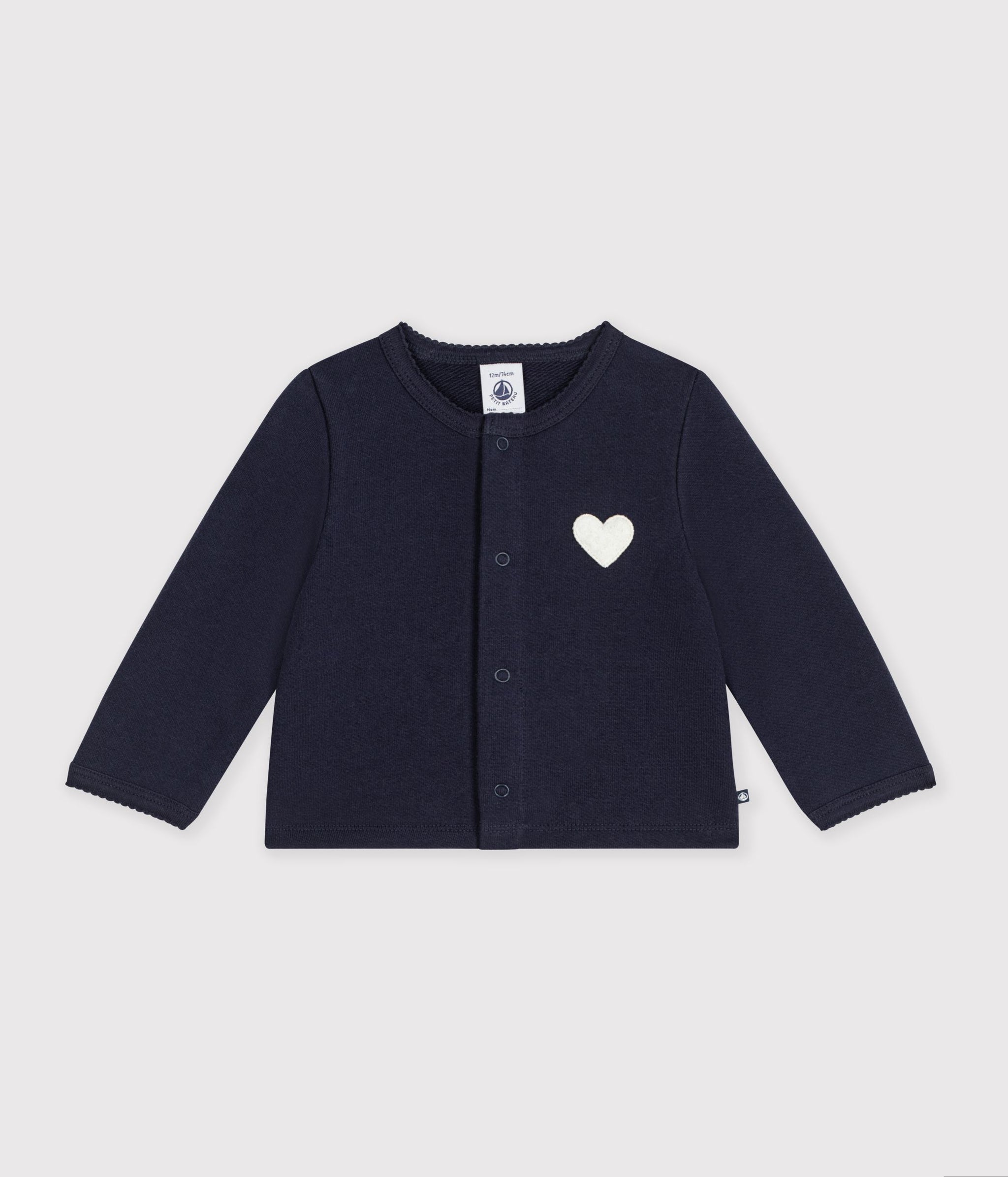FW26 - A0GJY 01 NAVY BABY FALL WINTER 2026 HEARTS TOPS