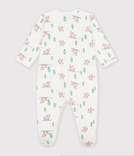 Load image into Gallery viewer, FW26 - A0GKI 01 WHITE MULTI BABY FALL WINTER 2026 FOOTIES ROMPERS NEW ARRIVAL
