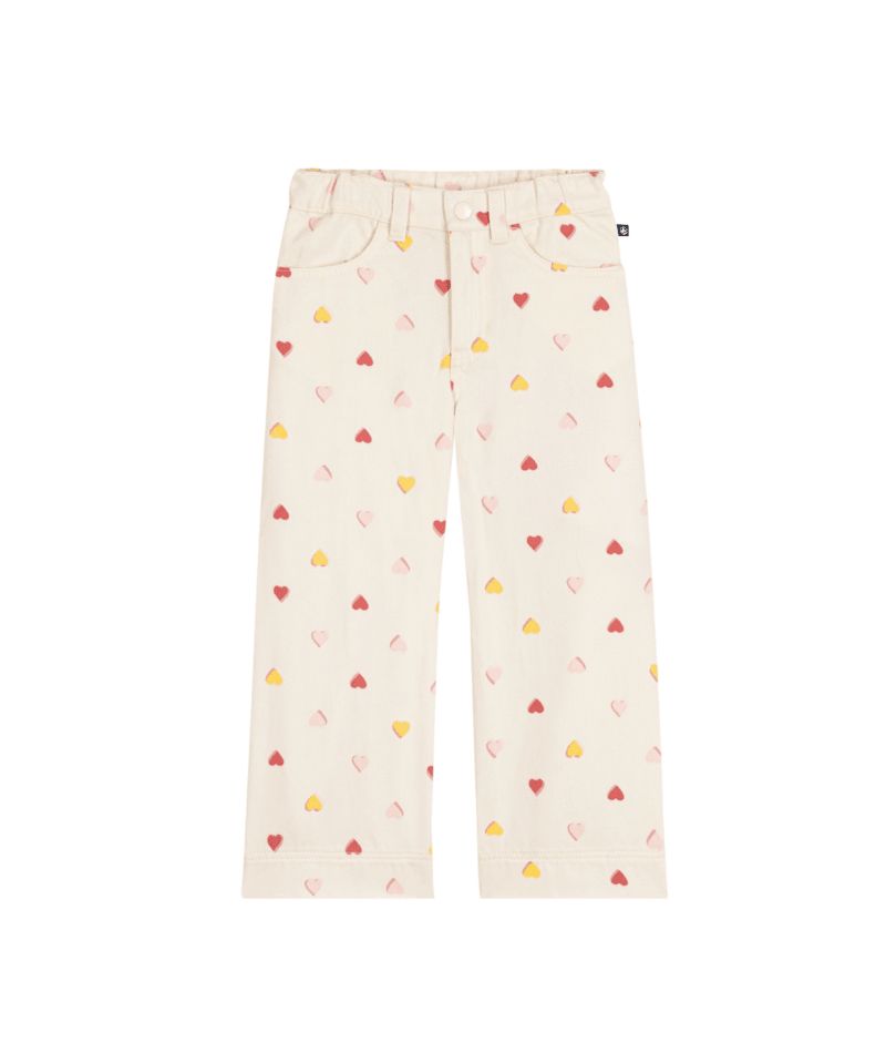 FW26 - A0GLU 01 CREAM MULTI BOTTOMS FALL WINTER 2026 GIRL HEARTS