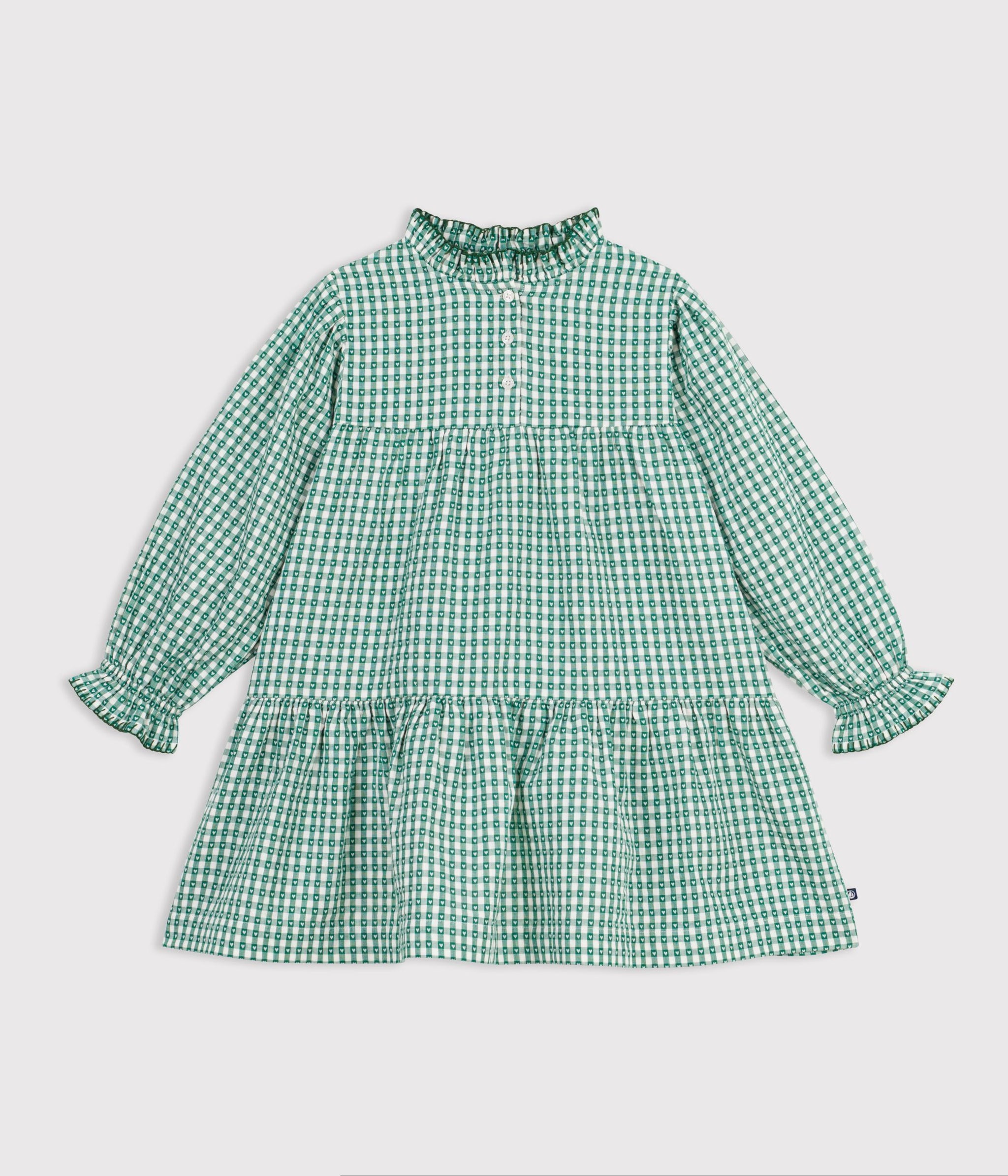 FW26 - A0GMH 01 WHITE GREEN DRESSES FALL WINTER 2026 GIRL