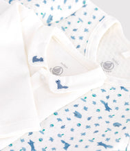 Load image into Gallery viewer, FW26 - A0GOW 01 WHITE BLUE BABY BODYSUITS FALL WINTER 2026 GIFT NEW ARRIVAL SETS
