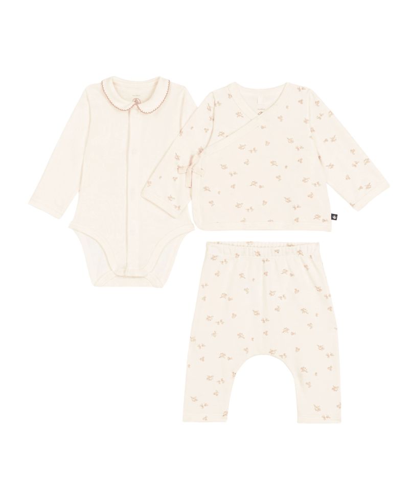 FW26 - A0GP6 01 CREAM MULTI BABY BODYSUITS FALL WINTER 2026 FLORAL GIFT NEW ARRIVAL