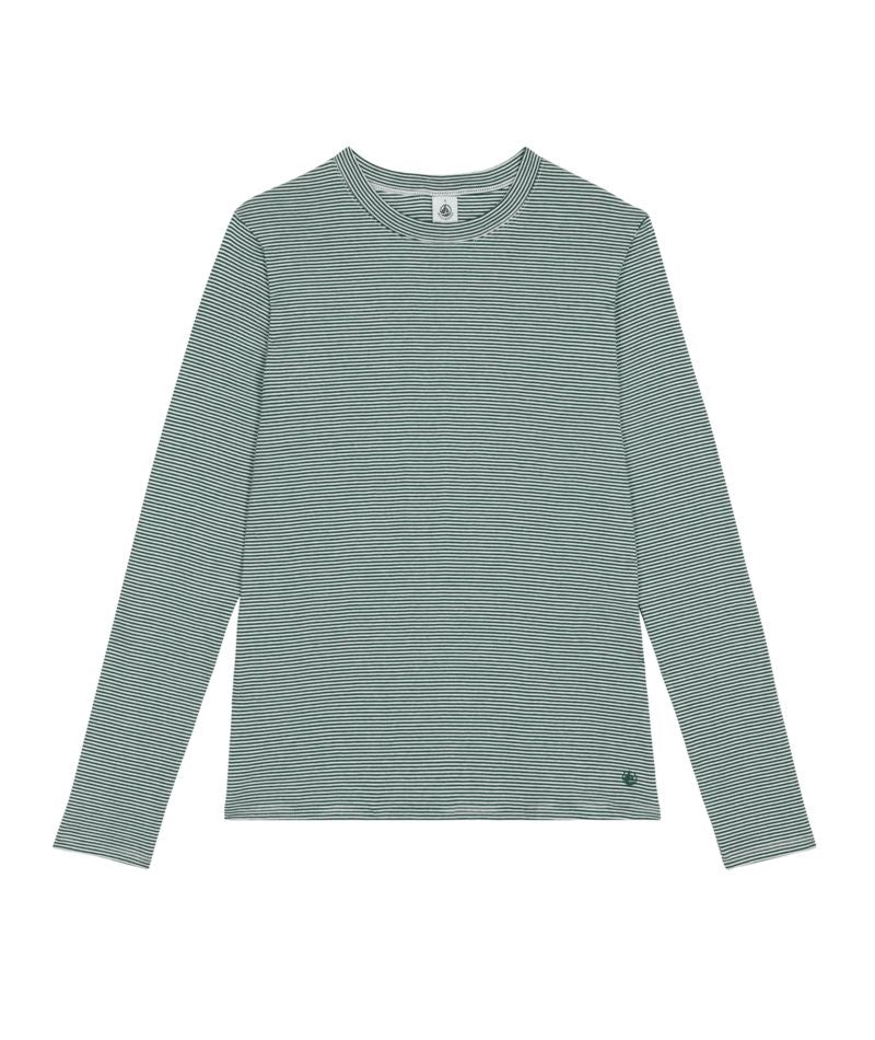 FW26 - A0GPS GR 01 GREEN WHITE FALL WINTER 2026 PARISIAN STRIPES TOPS WOMEN