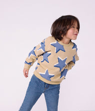 Load image into Gallery viewer, FW26 - A0GQU 01 BEIGE BLUE BOY FALL WINTER 2026 STARS TOPS

