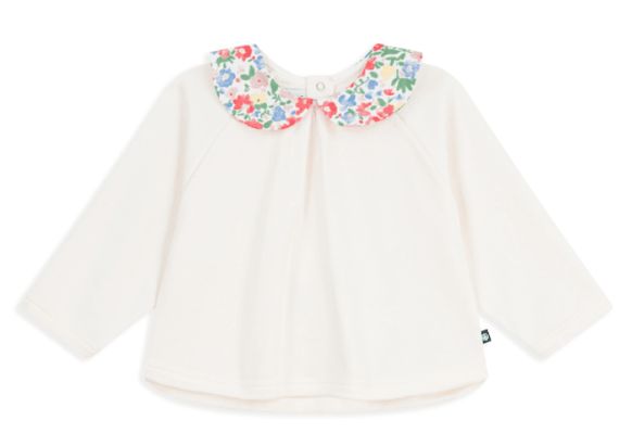 FW26 - A0GRO 01 CREAM BABY FALL WINTER 2026 FLORAL TOPS