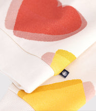 Load image into Gallery viewer, FW26 - A0GS9 09 WHITE MULTI FALL WINTER 2026 GIRL HEARTS TOPS
