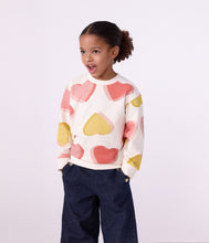 Load image into Gallery viewer, FW26 - A0GS9 09 WHITE MULTI FALL WINTER 2026 GIRL HEARTS TOPS
