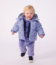 Load image into Gallery viewer, FW26 - A0GSB 07 PURPLE HEART BABY FALL WINTER 2026 HEARTS OUTERWEAR
