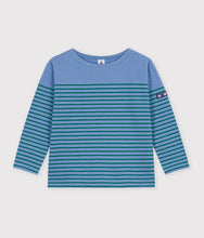 Load image into Gallery viewer, FW26 - A0GU0 01 BLUE GREEN FALL WINTER 2026 NEW ARRIVAL STRIPES TOPS
